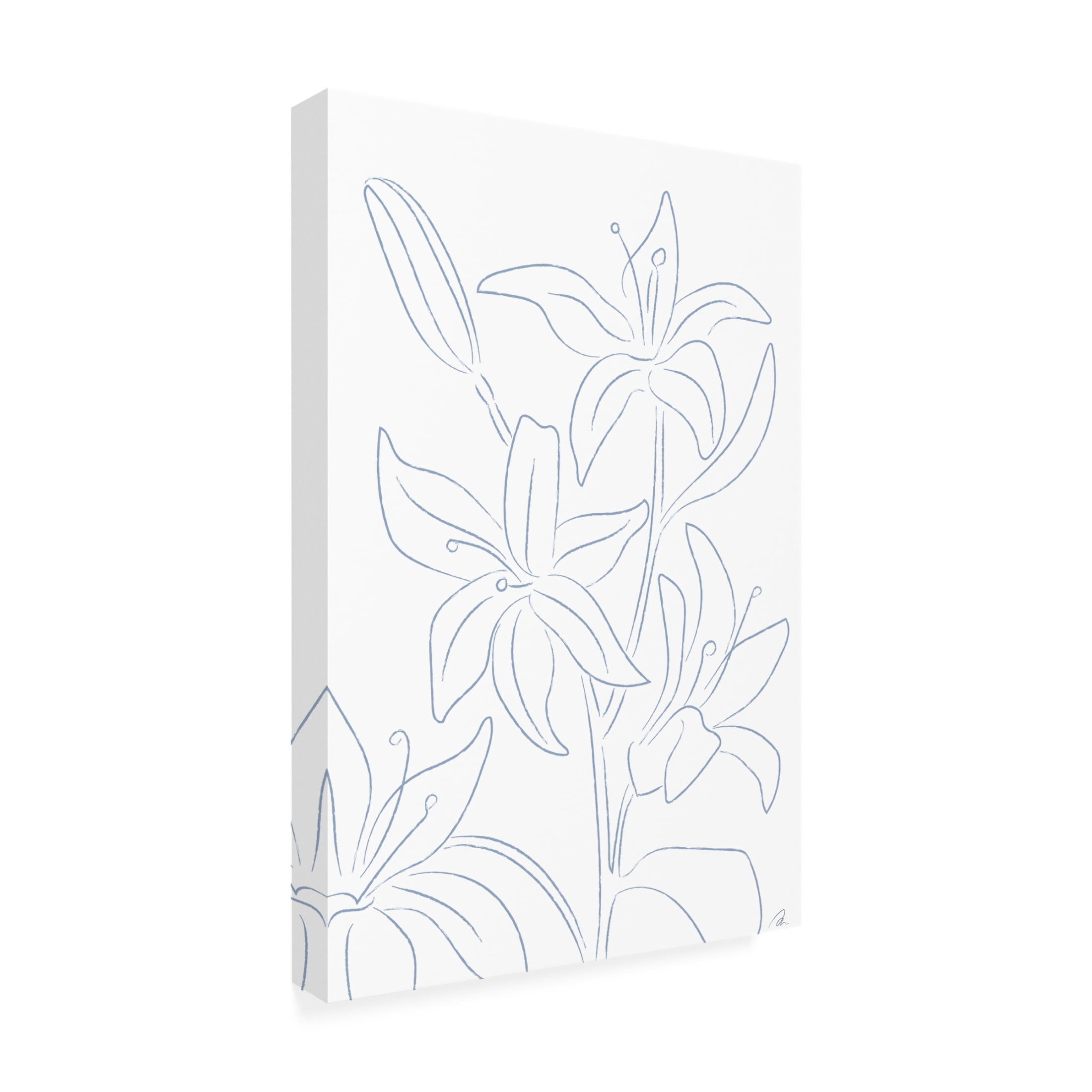 Trademark Fine Art Pictufy Studio Lillies No 01 Canvas Wall Art