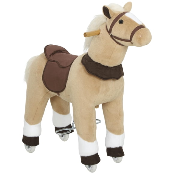 Juguete para montar Qaba de 80 cm color marrón para niños de 3‑5 años