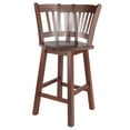 thumbnail image 6 of Winsome Fina 24"H Swivel Seat Transitional Solid Wood Counter Stool Walnut, 6 of 9