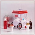 thumbnail image 5 of Retro Table-Top Snow Cone Machine with Stainless Steel Blades Includes 2 Reusable Cups and Ice Scoop Makes 20 Icy Treats White and Red Bestseling, 5 of 6