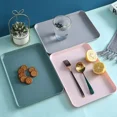thumbnail image 6 of Plastic Serving Tray Home Tea Fruit Dessert Tray Anti-SlipScratch Resistant Plastic Food Cooking Storage Tray Kitchenware, 6 of 10