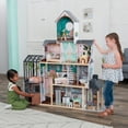 thumbnail image 2 of Kidkraft Celeste Mansion 24 Piece Wooden Dollhouse with EZ Kraft Assembly, 2 of 23