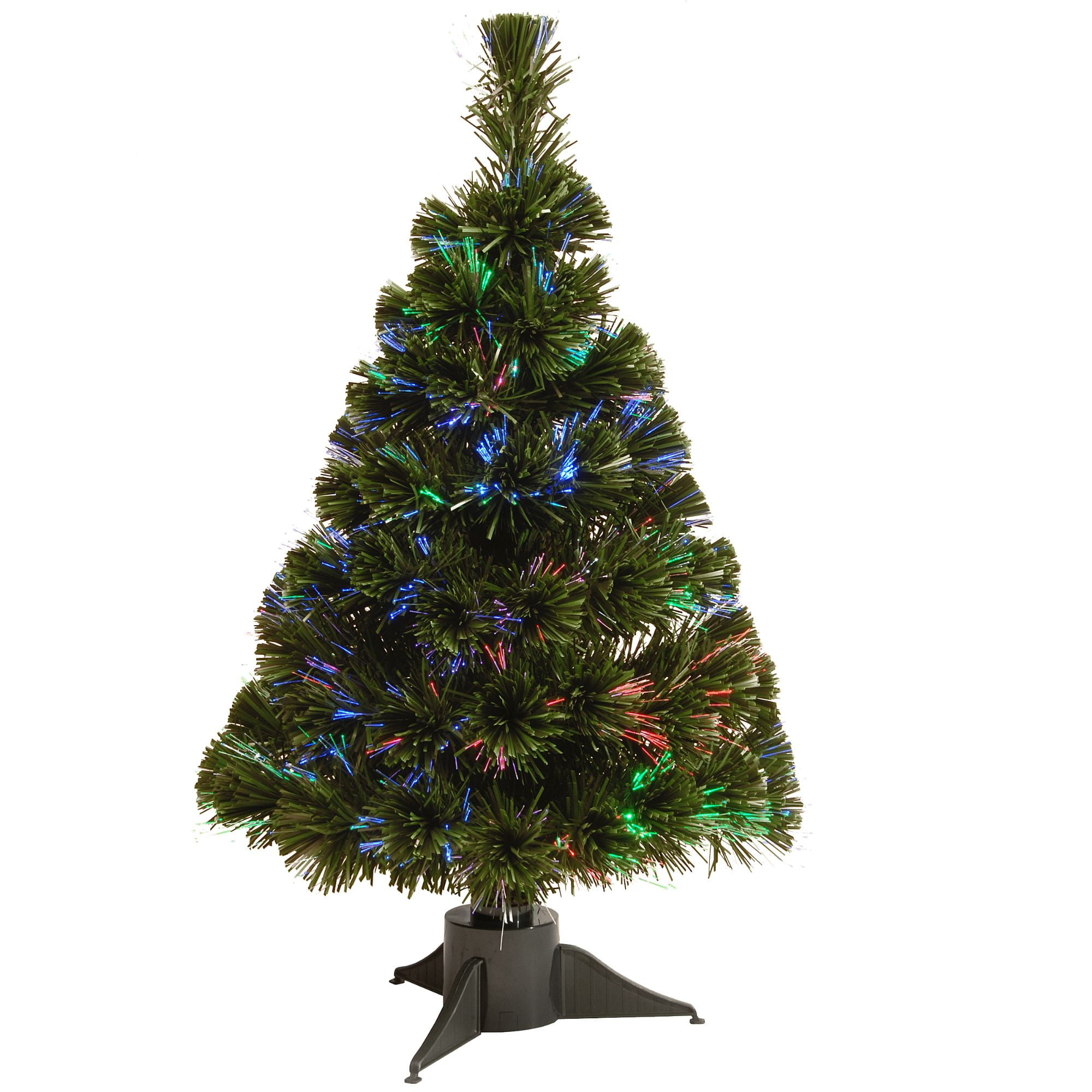 Details about   4 FT  Pre-Lit Tinsel Silver Christmas Tree w/50 Strung Clear Lights Holiday Time 
