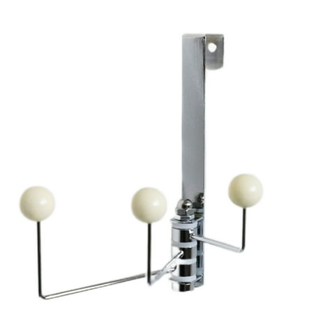 

Door Back Storage Rack Holder Vintage Korean Style Hook for Home Wall Decoration White 3 Hooks