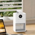 thumbnail image 3 of Compact Dehumidifier for Small Spaces, 1L (33.8oz) Water Tank, 22.5W Quiet Portable Dehumidifier for Home, Bedroom, Bathroom, Closet with 3-Speed Fan, 3-Timer, LED Light & Auto Shut-Off, 3 of 5