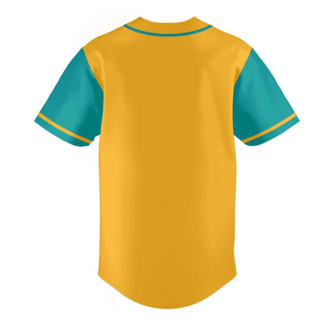 Yellow Baseball Shirts Sports Uniform for Men Hip Hop Softball Sports Active Tee