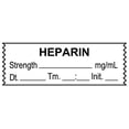 thumbnail image 1 of Anesthesia Tape, Heparin mg/mL, Date Time Initial, 1-1/2" x 1/2", 1 of 2