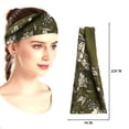 thumbnail image 2 of Diademas bohemias para mujer, diadema ancha de moda, bandas para la cabeza para hacer ejercicio en yoga, accesorios para el cabello, 2 of 7