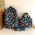 thumbnail image 3 of Gyujnb School Backpack, Dinosaur Car Large Capacity Backpack for Two Shoulder Carrying for Primary School Students Lightweight and Reduce The Burden Backpack., Backpack for School, 3 of 4