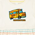 thumbnail image 4 of Inktastic How I Roll School Bus Girls Baby Dress, 4 of 5
