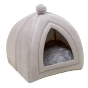 Portable Cat House, Bed Cushion, Kennel, Plush Nest, Warm Washable, for Medium Sized Dog Kitten Puppy M