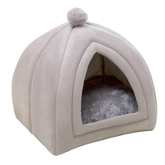 Casa portátil para gatos Zulema felpa M S 28 cm x 30 cm