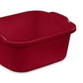 thumbnail image 5 of Sterilite 12 Quart Dishpan Basin Plastic Red, 2 Pack, 5 of 10