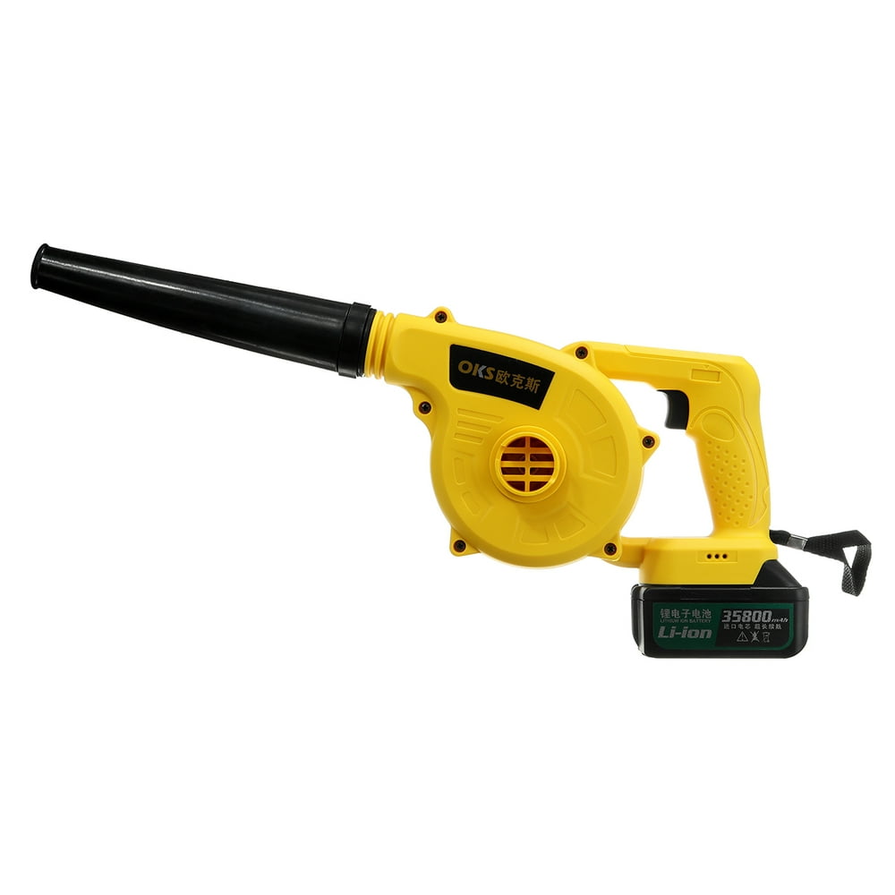 2-IN-1 Electric Powered Hand-Held Cordless Air Blower Vacuum 35800mAh