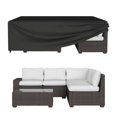 thumbnail image 1 of Funda para muebles de patio ONBRILL, 90 x 64 x 71 cm, impermeable, negra, 1 of 8