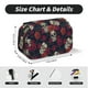 thumbnail image 5 of Disketp Roses Skulls Estuche de Lápices de Doble Capa con Tapa Abatible y Cremallera, Organizador Escolar para Adolescentes y Adultos, 5 of 7