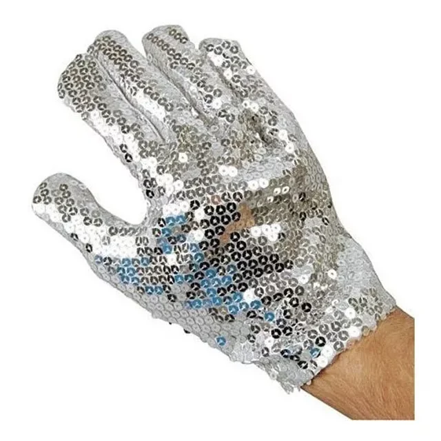 Guante Mano Derecha Michael Jackson Adulto 23 Cm