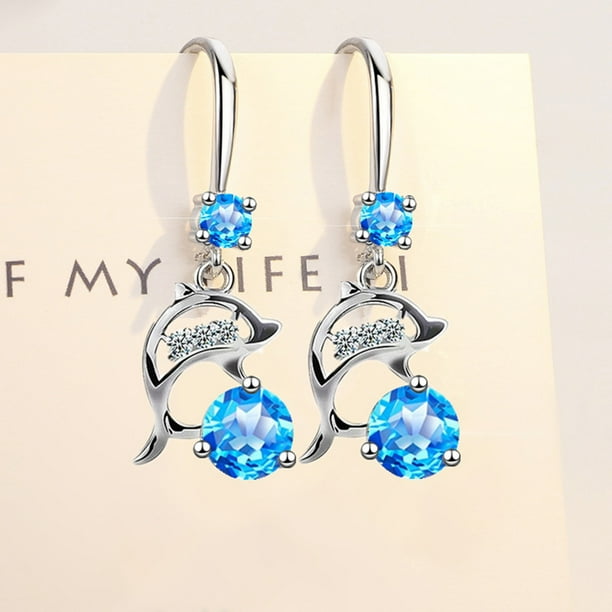 WILLBEST Aretes Mujer - Pendientes Con Tachuelas De Temperamento Largo Para Mujeres Y Niñas