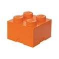 thumbnail image 1 of LEGO Brique de Rangement 4, Orange Vif, 1 of 5
