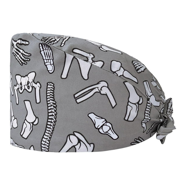 kurtrusly Nurse Cap Working Cap With Adjustable Straps Lightweight Comfortable Tie Back Nurses Hat Breathable Features Style B