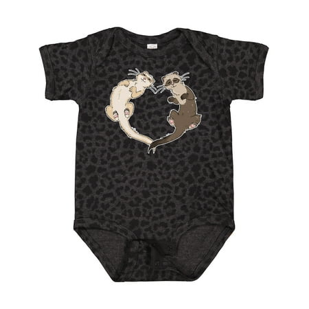 

Inktastic Cute Ferret Heart Gift Baby Boy or Baby Girl Bodysuit