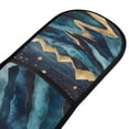 thumbnail image 4 of Yayeee Double Oven Mitt Kitchen Heat Resistant Baking 35" x7" Quilted Glove, Dark Mountains, 4 of 6