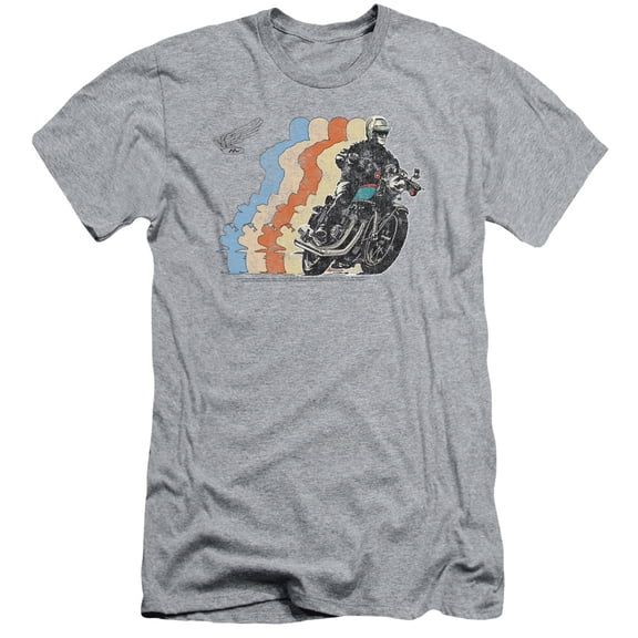 Honda Retro Honda S/S Adult 30/1 T-Shirt Athletic Heather