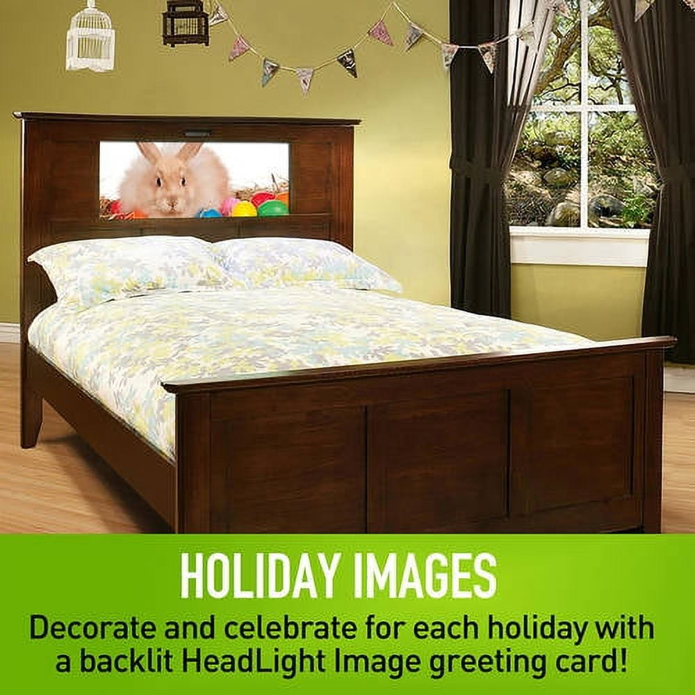 LightHeaded Beds Shaker Full Bed, Chocolate