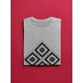 thumbnail image 3 of Set of four rhombus in hipster style Men Athletic Heather T-Shirt, Male XX-Large, 3 of 4