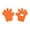 Orange, variant on menolana Cat Claw Gloves Dress up Kitten Paw Gloves for Party Nightclub Carnival