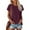 RD1, variant on Women Cap Sleeve Summer Casual Tops O Neck Solid Color Casual Shirts Loose Fit Blouse Long Sleeve Polyester T Shirt Women