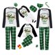 thumbnail image 2 of Pijamas familiares navideños a juego, conjunto de pijamas de Dachshund a través de la nieve verde a cuadros, 2023, 2 of 3
