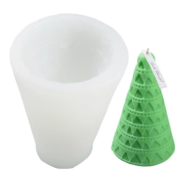 Plantillas de Velas con Temática Navideña YUANXCMXG Silicona Multiusos