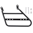 thumbnail image 2 of Motorcycle Side Mount Saddlebag Support Bracket 12mm Iron Matte Black Stylish Look Storage Bag Frame Bracket Holder, 2 of 7