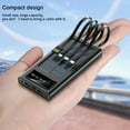 thumbnail image 4 of Solar Power Bank ,DFITO 20000mAh USB Portable Waterproof Charger with Dual 5V USB Ports, 2 LED Light Flashlight and Compass Battery Pack for Cell Phone, 4 of 10