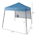 thumbnail image 4 of IVV Pop-up Portable Outdoor Canopy Tent 6'x6' Instant Gazebo, with 1 Sidewall, Carry Bag, for for Outdoor/Beach Parties and Trade Shows (Blue), 4 of 4
