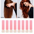 thumbnail image 1 of Fiudx Pinzas En El Cabello, Horquilla En Moldear El Flequillo, Pinza Ligera En Resort Elástico, Ideal En Viajes y Vacaciones, para Cabello Rizado de Mujer, Agarre Suave Reutilizable., 1 of 2