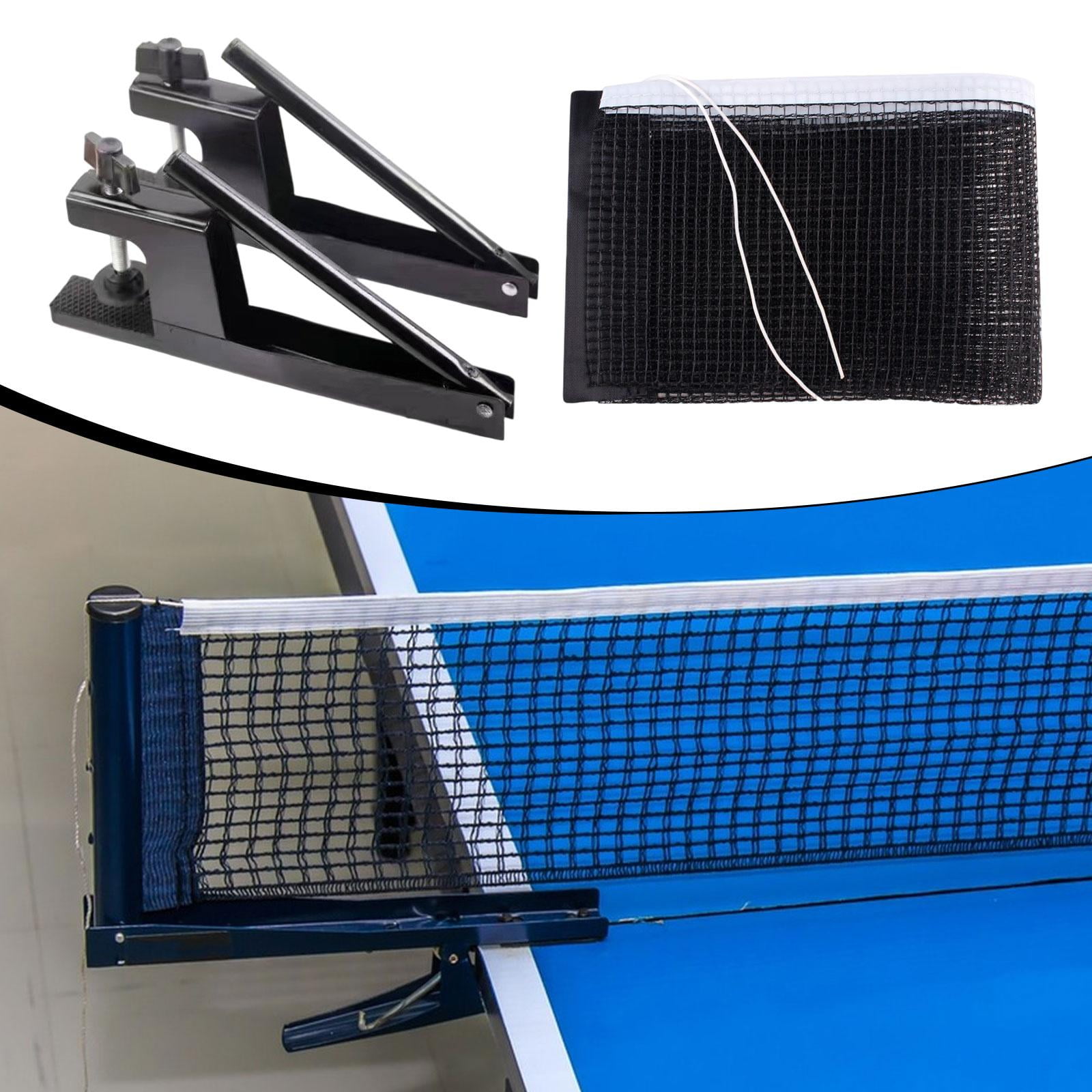 Table Tennis Net Rack Post Kit Metal Mesh Easy Setup for Indoor Outdoor Game Table