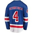 thumbnail image 3 of Men's Fanatics Braden Schneider Blue New York Rangers Home Premier Breakaway Player Jersey, 3 of 3