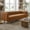 Orange, variant on Christopher Knight Home 78.7" Modern Sofa with Rubberwood Legs and Stylish Armrests, 3 Seats, Oatmeal