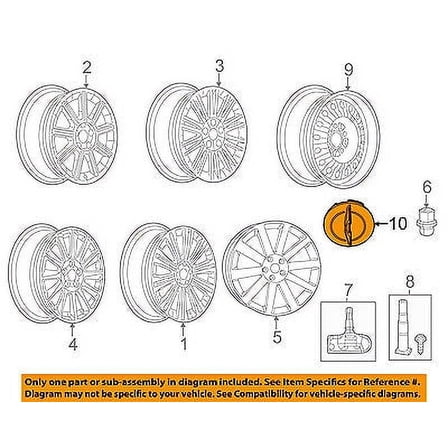 CHRYSLER OEM Wheel-Center Cap Hub Cover 1LB74SZ7AB