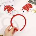 thumbnail image 4 of 3pcs Christmas Decorative Headbands Christmas Party Props Headbands Birthday Gift Sequin Pentagram Headbands Bathroom Hair Accessories, 4 of 9