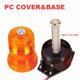 thumbnail image 3 of 12V-24V Advertencia Emergencia Seguridad Luces de baliza intermitentes con cable magnético y recto Vehículo Carretilla elevadora Camión Tractor Carritos de golf UTV Auto Bus (1 PCS, ámbar), 3 of 5