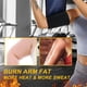 thumbnail image 4 of Recortadores de brazos para mujeres, bandas para el sudor para sauna, bandas ajustables para ejercitar los brazos, mangas tonificadoras para entrenamiento deportivo, 4 of 7