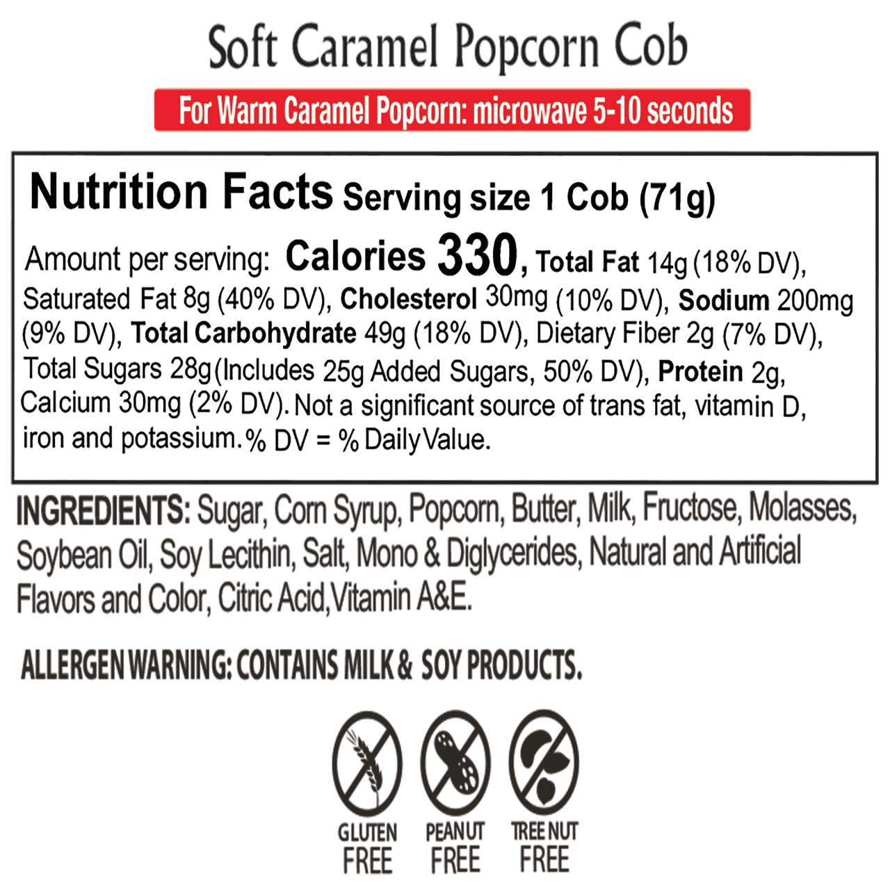 (2 pack) Kathy Kaye's Classic Caramel Cob 2.5 oz