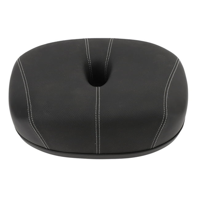Asiento de Bicicleta, Espuma Viscoelástica Engrosada, Suave, Cómodo, Hueco, Transpirable, Asiento de Bicibleta Extra Ancho, Ergonímico, Con Absibión de Impactos, Sin Punta