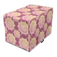 thumbnail image 1 of Mandala Dog Crate Cover, Sun Look Floral Pattern with Modernistic Design Medallion Ornament, Easy to Use Pet Kennel Cover Small Dogs Puppies Kittens, 7 Sizes, Pink and Multicolor, by Ambesonne, 1 of 6