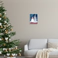thumbnail image 3 of Stupell Industries Winter Snowman on Plaid Holiday Painting White Framed Art Print Wall Art, 11 x 14, 3 of 9