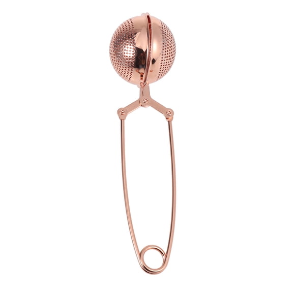 ULTNICE Rose Gold Stainless Steel Tea Infuser Fine Strainer 18x7x2in for Loose Leaf Tea Tools 1Set