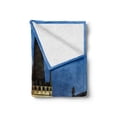 thumbnail image 2 of European Soft Flannel Fleece Throw Blanket, Charles Bridge Tower Dusk Czech Repuclic Prague Architecture Scenes from Europe, Cozy Plush for Indoor and Outdoor Use, 50" x 70", Multicolor, by Ambesonne, 2 of 6